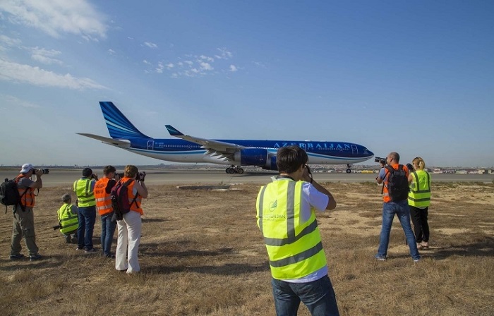First spotting held at Heydar Aliyev International Airport 